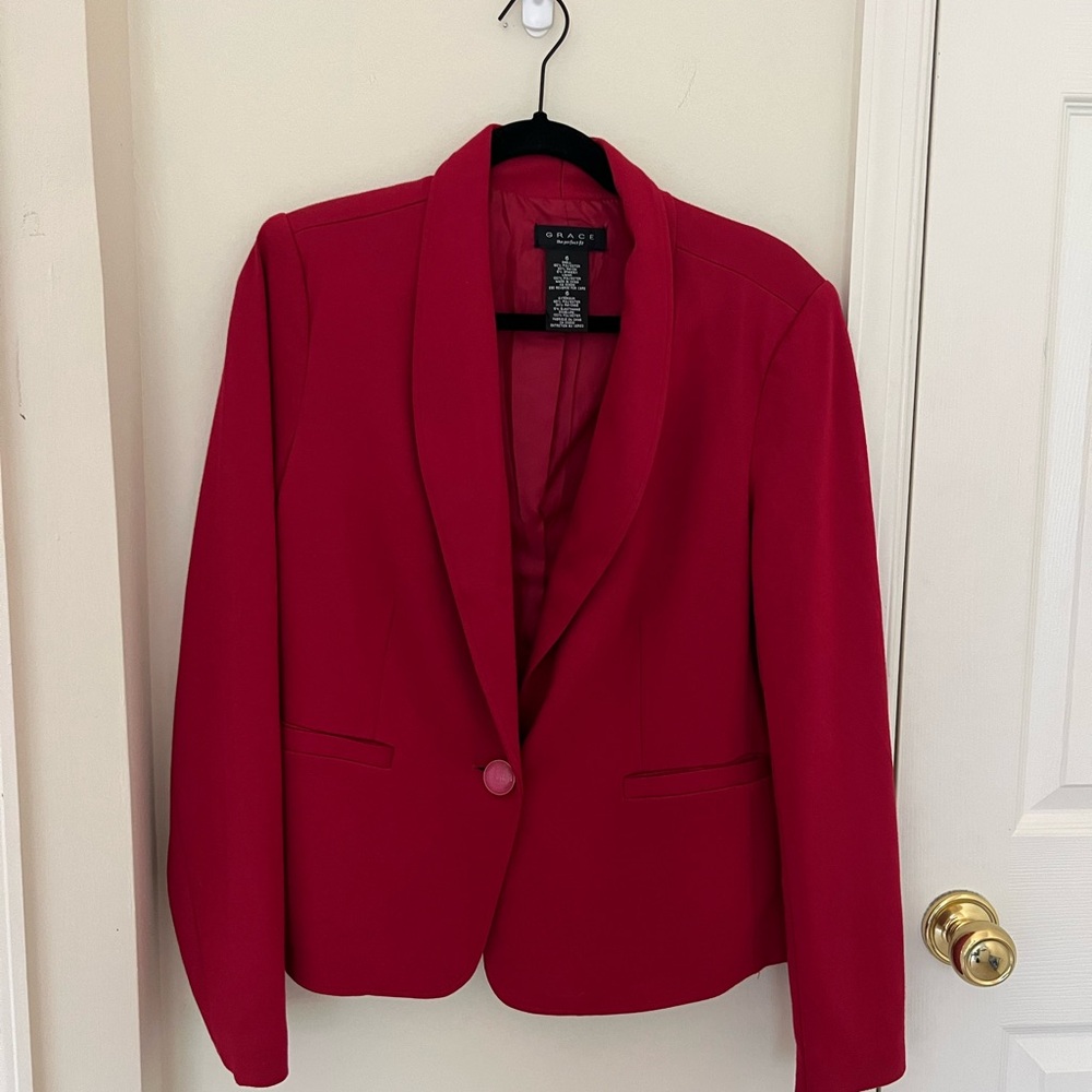 red blazer *Never worn